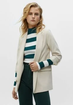 PULL & BEAR Basic Rolled-Up Sleeve BlazerBlazerMottled Beige Donna Giacche E Blazer PUC21G091-B11