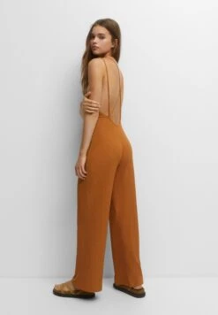 PULL & BEAR LongTuta JumpsuitBronze Donna Tute Jumpsuit PUC21T0AF-O11 -Pull & Bear 687eecc364694e8aa4f6f99410aff3ad