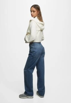 PULL & BEAR With PocketsGiacca LeggeraMottled Beige Donna Giacche E Blazer PUC21G0GP-B11 -Pull & Bear 68bb664cd8724622abfedb158f60a42a