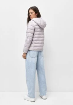 PULL & BEAR Weight Hooded - Puffer - Giacca Invernale - Lilac -Pull & Bear 6968d1ea285f4860b8cef10321143478