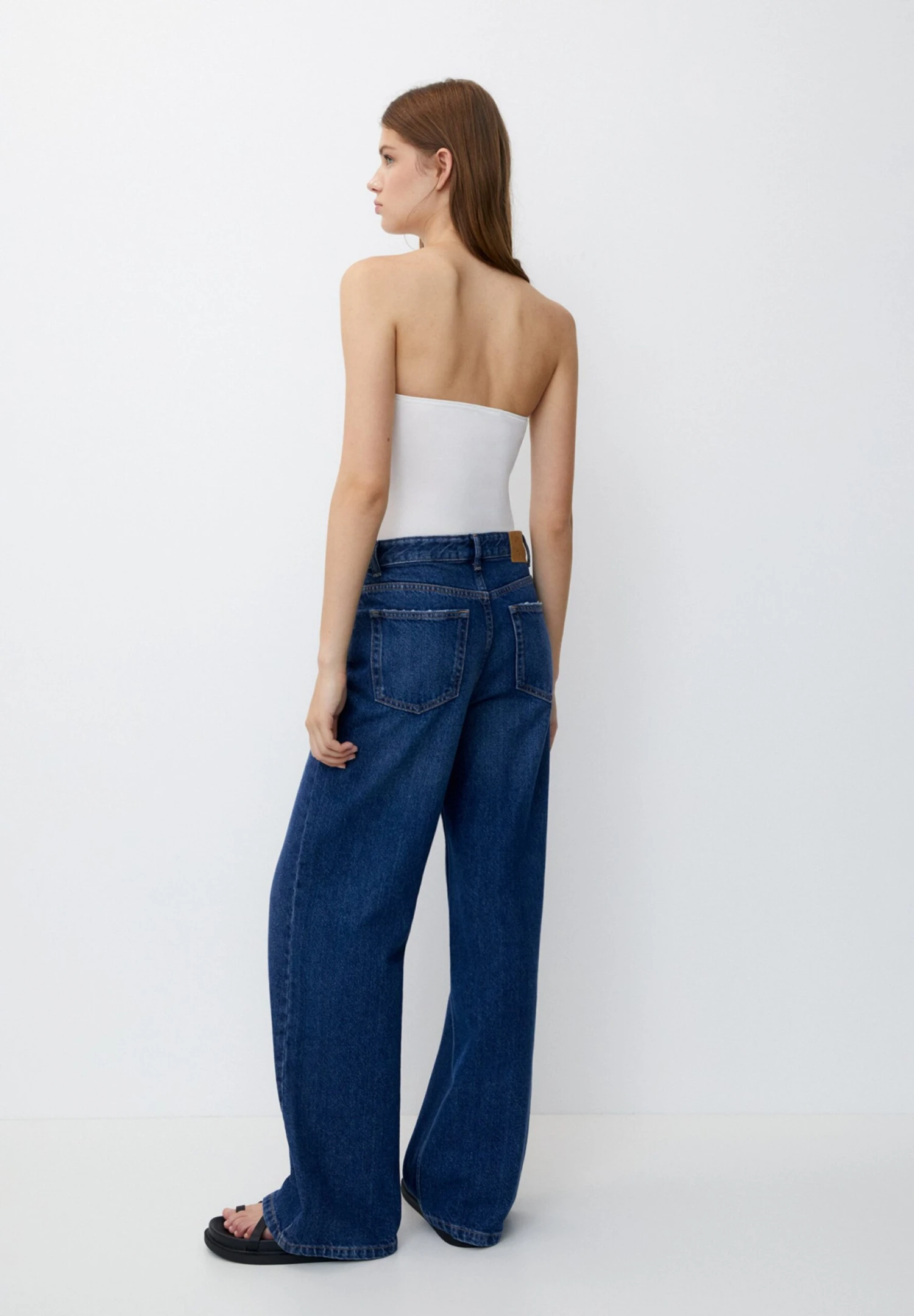 PULL & BEAR Strapless - Top - White 5 PULL & BEAR Strapless - Top - White - immagine 3