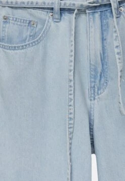 PULL & BEAR Wide-Leg With BeltJeans A ZampaBlue Denim Donna Jeans PUC21N0LD-K11 -Pull & Bear 6a30dcfba26743388a6877dd48daafcf