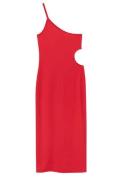 PULL & BEAR Asymmetric Cut-Out MidiTubinoRed Donna Vestiti PUC21C13V-G11 -Pull & Bear 6c03f2e35509413d939c38fa10b66717
