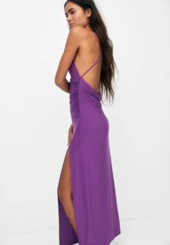 PULL & BEAR Long With SlitVestito LungoLilac Donna Vestiti PUC21C145-I11 13 PULL & BEAR Long With SlitVestito LungoLilac Donna Vestiti PUC21C145-I11 -Pull & Bear 6cd142bed2e74b51a29f3d34277c851e