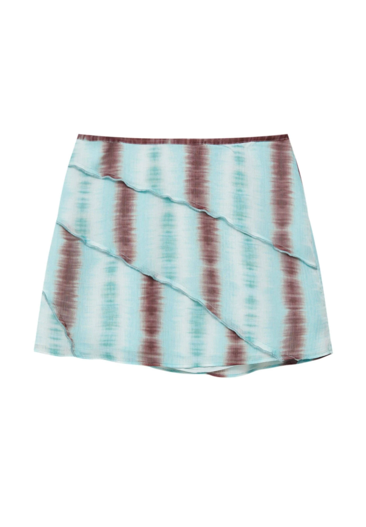 PULL & BEAR Tie-DyeWith Seam Details - Gonna A Campana - Blue 7 PULL & BEAR Tie-DyeWith Seam Details - Gonna A Campana - Blue - immagine 5