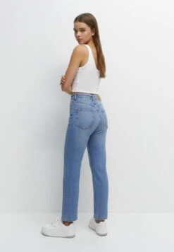 PULL & BEAR High WaistJeans A SigarettaStone Blue Denim Donna Jeans PUC21N0LC-K13 -Pull & Bear 6da5702e8f984192a4ba0f407dee59b1