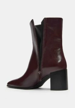 PULL & BEAR HEEL - Stivaletti - Bordeaux -Pull & Bear 6eae44f62b8c4841a89566ec87b06616