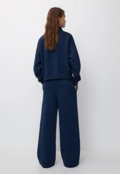 PULL & BEAR Wide LegPantaloni SportiviDark Blue Donna Pantaloni PUC21A0V2-K11 -Pull & Bear 6f46f37bd51e4cc6a8728cb0d1733755