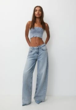 PULL & BEAR Jeans A ZampaBlue Denim Donna Jeans PUC21N0ME-K11 -Pull & Bear 708e2a200bd8458a8ba36b6f692b937a