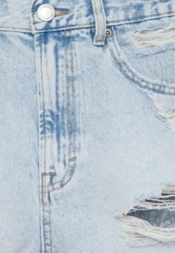 PULL & BEAR Mom-FitShorts Di JeansStone Blue Denim Donna Shorts PUC21S0D3-K12 -Pull & Bear 71aea009eb1b42a8aeb41fcc1800b315