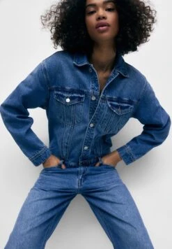 PULL & BEAR Long Sleeve Tuta JumpsuitBlue Denim Donna Tute Jumpsuit PUC21T09U-K11 -Pull & Bear 71dc567d63e84b74935b8ad4a15f8f51