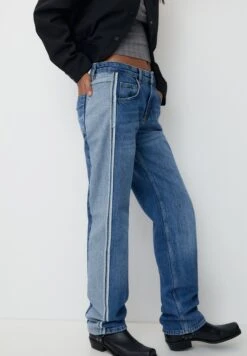 PULL & BEAR Mid-WaistJeans A SigarettaBlue Denim Donna Jeans PUC21N0MQ-K11 -Pull & Bear 720dfe70556c424ea504dfd5efb70763