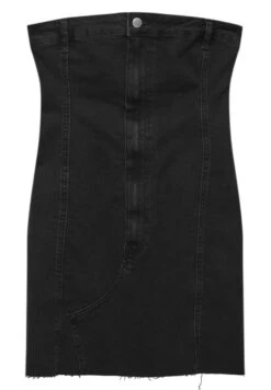 PULL & BEAR Vestito Di Jeans - Black -Pull & Bear 74fb02a5a20447bba05d746098897cfb