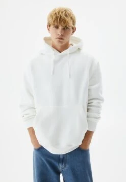 PULL & BEAR Basic ColouredFelpa Con CappuccioWhite Donna Felpe PUC21009J-A11 13 PULL & BEAR Basic ColouredFelpa Con CappuccioWhite Donna Felpe PUC21009J-A11 -Pull & Bear 7602b590c91247fb856975bbf0aecb93