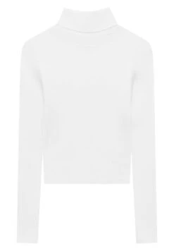 PULL & BEAR TurtleneckMaglioneWhite Donna Maglieria PUC21I0L5-A11 -Pull & Bear 764e40fec0574b96963fc3d402f51c4b
