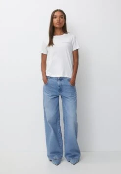 PULL & BEAR Short SleeveT-Shirt Con StampaWhite Donna T-shirt E Top PUC21D2JH-A11 -Pull & Bear 76cb7ee8be124ef099aa664134bfc8f3