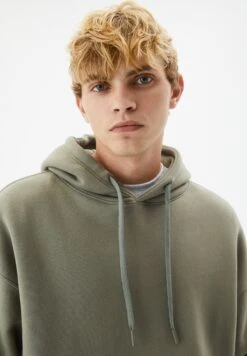 PULL & BEAR Basic ColouredFelpa Con CappuccioKhaki Donna Felpe PUC21009J-N11 -Pull & Bear 779735f566a841ad8f00d9c537f9aeaf