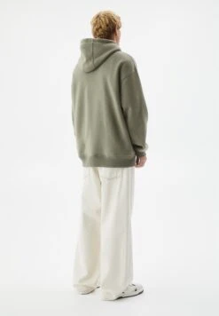 PULL & BEAR Basic ColouredFelpa Con CappuccioKhaki Donna Felpe PUC21009J-N11 -Pull & Bear 77b9a34121dc4aabb60f95d418518999