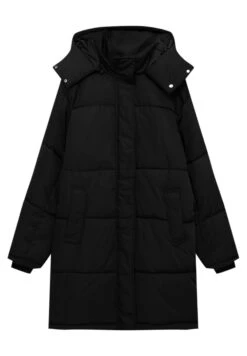 PULL & BEAR Cappotto Invernale - Mottled Black -Pull & Bear 781dc2065e234f1f82e4f905a2940023