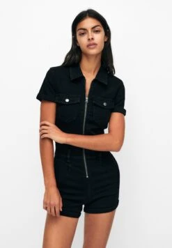 PULL & BEAR Tuta JumpsuitBlack Donna Tute Jumpsuit PUC21T0AD-Q11