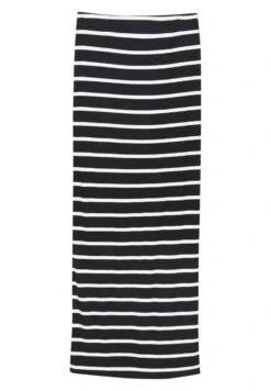 PULL & BEAR Long StripedGonna LungaBlack Donna Gonne PUC21B0K9-Q11 -Pull & Bear 7963f79e4fed401a8ec20adfc679cb21