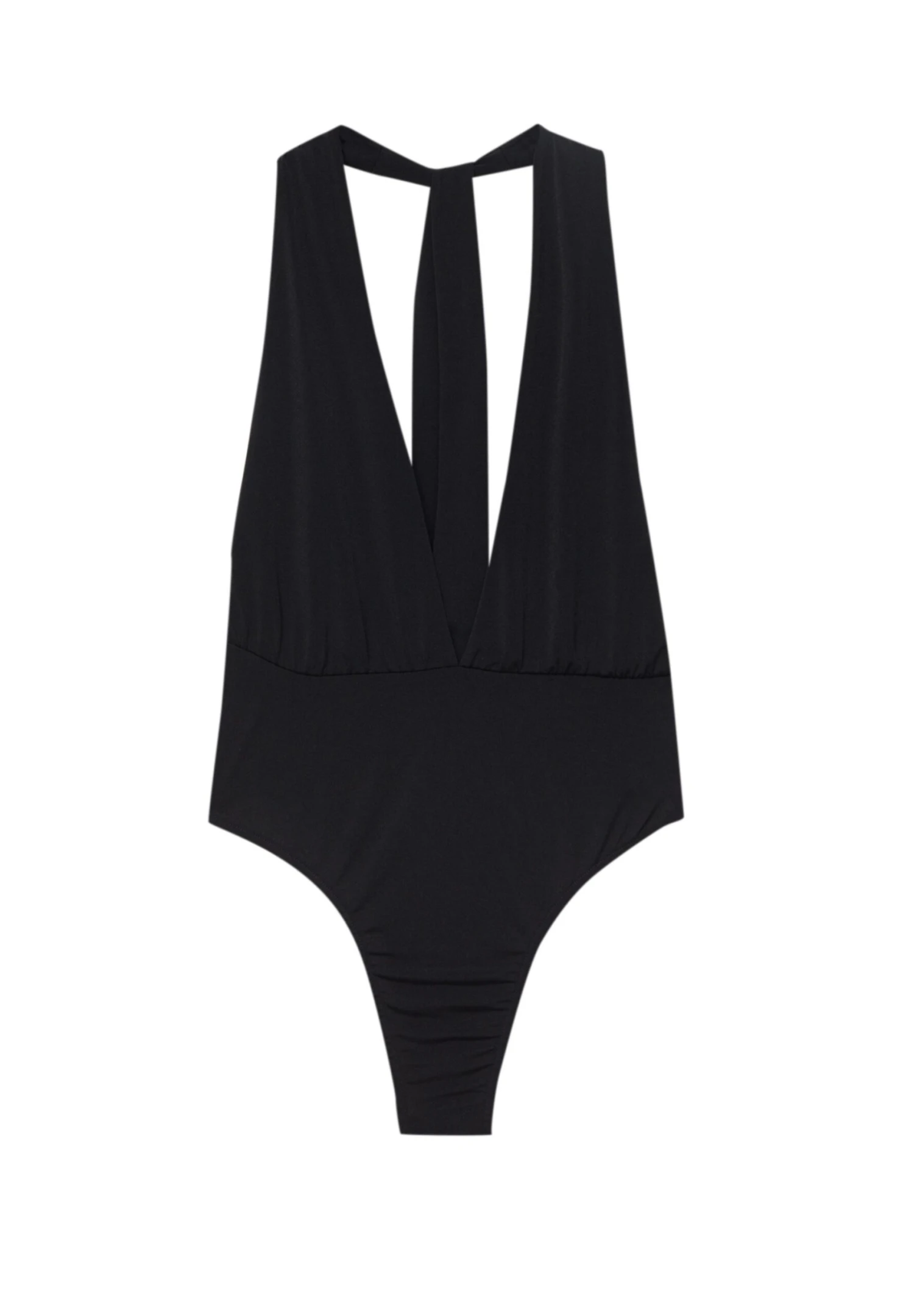 PULL & BEAR Halter Neckline - Body - Black 7 PULL & BEAR Halter Neckline - Body - Black - immagine 5