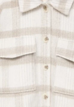 PULL & BEAR Cropped Check With PocketsGiacca Da Mezza StagioneSand Donna Giacche E Blazer PUC21G0IO-B11 -Pull & Bear 7a4e4eee00ba4acbabaa89815307d77b