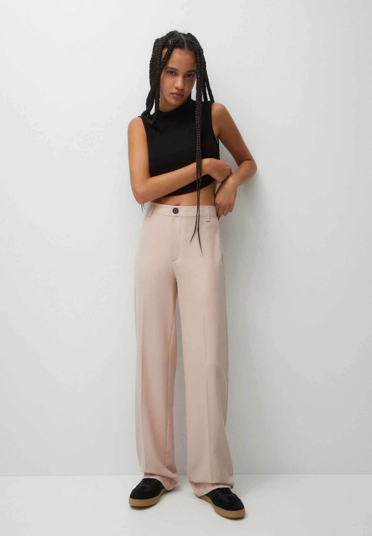 PULL & BEAR Formal Straight-Leg PantaloniLight Pink Donna Pantaloni PUC21A0SM-J11 4 PULL & BEAR Formal Straight-Leg PantaloniLight Pink Donna Pantaloni PUC21A0SM-J11 - immagine 2