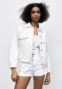 PULL & BEAR Giacca Di JeansWhite Donna Giacche E Blazer PUC21G0H5-A11