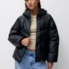 PULL & BEAR PufferGiacca In SimilpelleBlack Donna Giacche E Blazer PUC21U0GB-Q11 -Pull & Bear 7cfd8bbb0c3846009d72a95d2b9c72d0