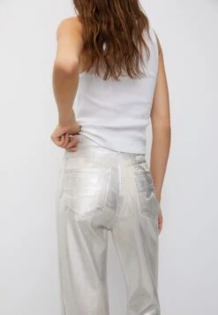 PULL & BEAR Jeans A SigarettaSilver Coloured Donna Jeans PUC21N0M6-D11 -Pull & Bear 7d1681985d5449b1beeb9408d0be8384