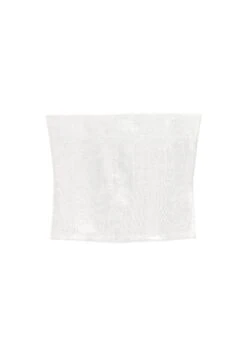 PULL & BEAR Pearly Finish BandeauTopWhite Donna Camicie E Bluse PUC21D2IB-A11 -Pull & Bear 7e6bf0c3ed314c46805312bd2dc1b562
