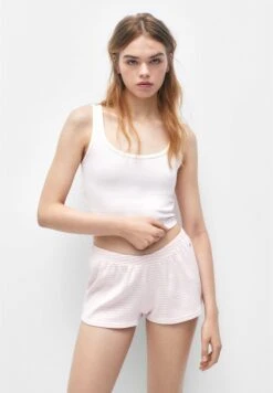 PULL & BEAR Striped Maglia Del PigiamaPink Donna Intimo Notte E Loungewear PUC81Q005-J11