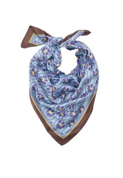 PULL & BEAR Floral - Foulard - Blue