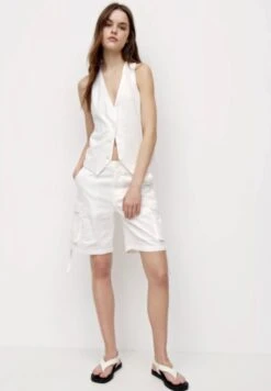 PULL & BEAR Bermuda- Shorts - Beige -Pull & Bear 7fd499a7b6ca40759db1af318ada5ed7