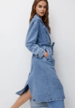 PULL & BEAR TrenchBlue Denim Donna Cappotti PUC21U0G9-K11 -Pull & Bear 80463578ac5b42a3b98d5e37e3f6cc27