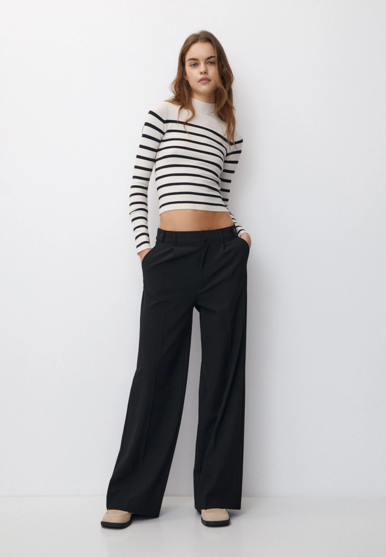 PULL & BEAR MaglioneBeige Donna Maglieria PUC21I0P1-B11 4 PULL & BEAR MaglioneBeige Donna Maglieria PUC21I0P1-B11 - immagine 2