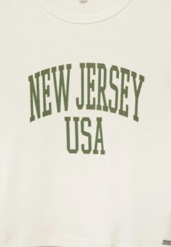 PULL & BEAR Short Sleeve CroppedT-Shirt Con StampaMottled Beige Donna T-shirt E Top PUC21D2HO-B11 -Pull & Bear 81ecbcdbbaec4c8c8856b3e3984d6d2d