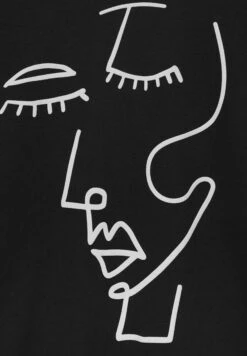 PULL & BEAR With Face Graphic FelpaBlack Donna Felpe PUC21J11P-Q11 13 PULL & BEAR With Face Graphic FelpaBlack Donna Felpe PUC21J11P-Q11 -Pull & Bear 82e1efe7c42e4eef8900295842c9c44f