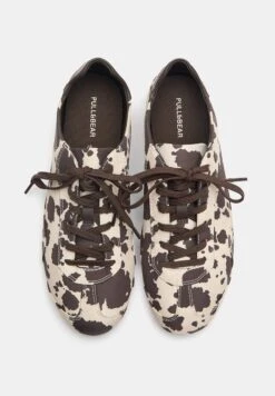 PULL & BEAR ANIMAL PRINT SNEAKERS - Sneakers Basse - Mottled Brown -Pull & Bear 83501c1799134dfa83949fe09e2968db