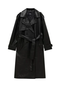 PULL & BEAR TrenchMottled Black Donna Cappotti PUC21U0ED-Q11 15 PULL & BEAR TrenchMottled Black Donna Cappotti PUC21U0ED-Q11 -Pull & Bear 83d5e0056a794f9f84b6f46a05ea7d80