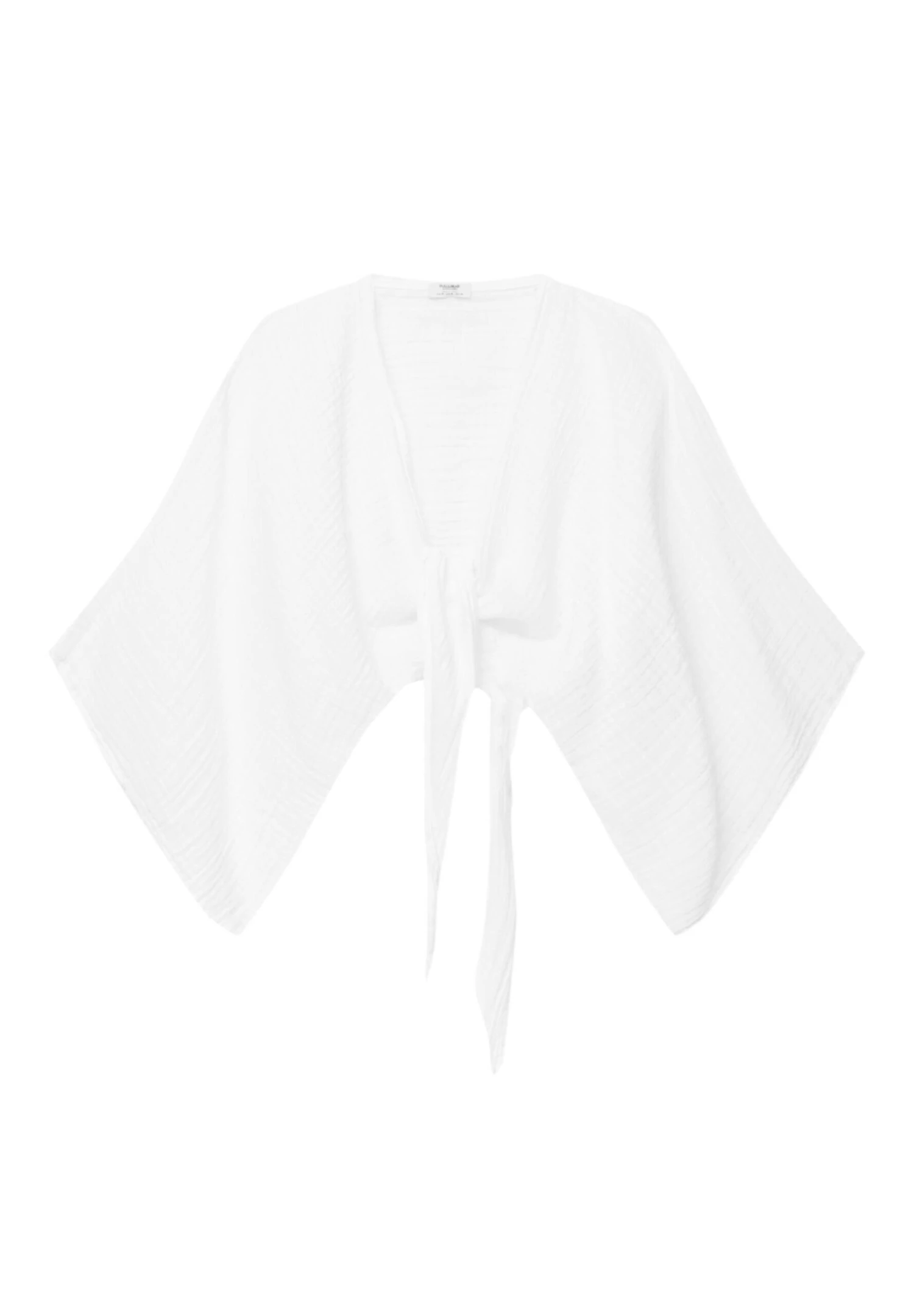PULL & BEAR Oversize Cropped Kimono Giacca LeggeraWhite Donna Giacche E Blazer PUC21G0HW-A11 7 PULL & BEAR Oversize Cropped Kimono Giacca LeggeraWhite Donna Giacche E Blazer PUC21G0HW-A11 - immagine 5