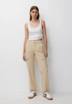 PULL & BEAR Pocket Pantaloni CargoOchre Donna Pantaloni PUC21A0SC-O12 -Pull & Bear 85749a4ee6fc4f7c9ffb46c47ae0fd58