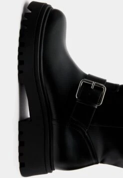 PULL & BEAR With Buckles Stivaletti Texani / BikerBlack Donna Stivaletti PUC11N05D-Q11 -Pull & Bear 863910460dc44644885529c28e5f928e