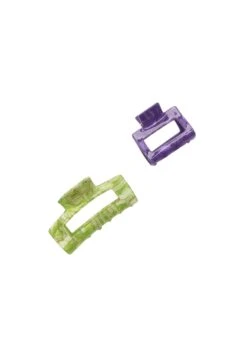 PULL & BEAR 2 Pack Rectangular Accessori CapelliGreen Donna Gioielli PUC51L0GK-M11