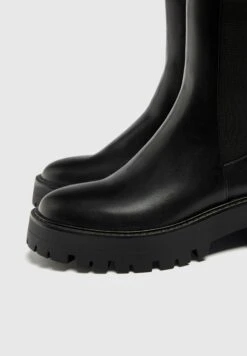 PULL & BEAR Chelsea Mit ProfilStivaletti Con PlateauBlack Donna Stivaletti PUC11N05B-Q11 -Pull & Bear 8805dcaedc5a4fc5bc079615ef1b0750