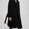 PULL & BEAR Belted Long Cappotto ClassicoMottled Black Donna Cappotti PUC21U0EC-Q11 -Pull & Bear 88c7372876da4da9bd152d69f350fe90