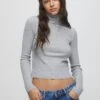 PULL & BEAR TurtleneckMaglioneLight Grey Donna Maglieria PUC21I0L5-C11 -Pull & Bear 8a465dad37a041328f5d26cd4fda9211