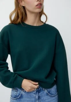 PULL & BEAR Round NeckFelpaDark Green Donna Felpe PUC21J110-M13 -Pull & Bear 8acbc312871a422d98588799e48ca22e