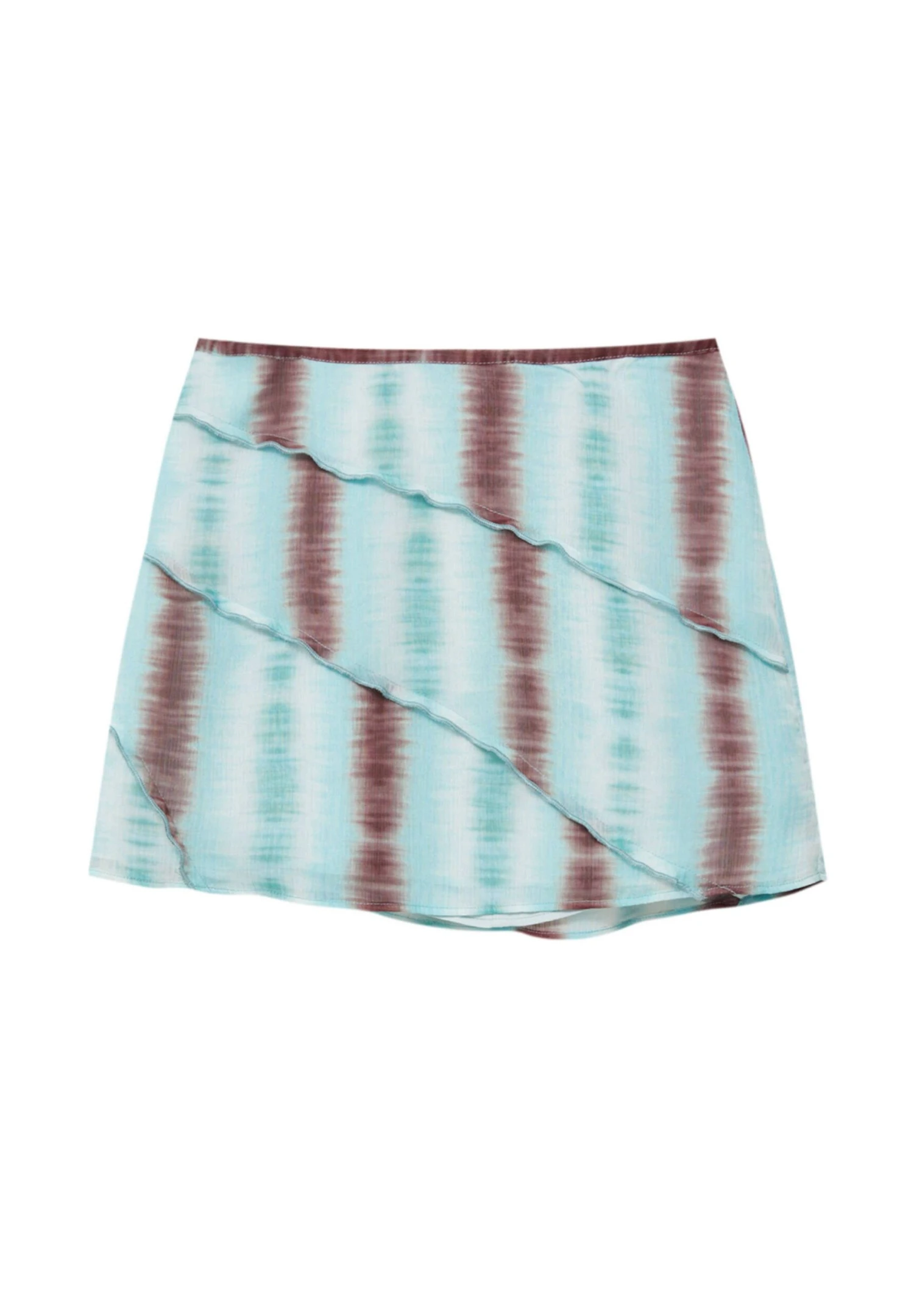 PULL & BEAR Tie-DyeWith Seam Details - Gonna A Campana - Blue 8 PULL & BEAR Tie-DyeWith Seam Details - Gonna A Campana - Blue - immagine 6